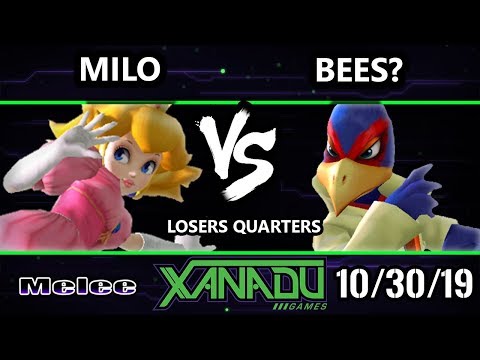S@X 326 SSBM - Milo (Peach) Vs. Bees? (Falco) Smash Melee Losers Quarters