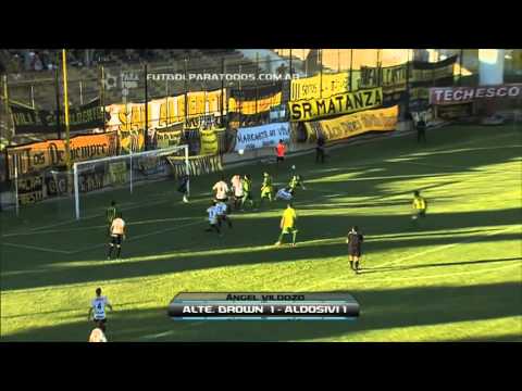 Los goles de Almirante Brown 1 Aldosivi 1. Fecha 18. Torneo Primera B Nacional. Fútbol Para Todos