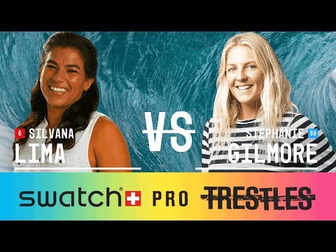 Silvana Lima vs. Stephanie Gilmore - Quarterfinals, Heat 1 - Swatch Pro 2017