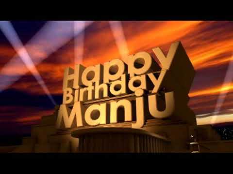 Happy Birthday Manju