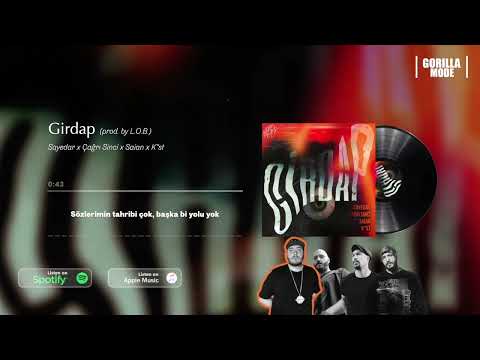 Sayedar x Çağrı Sinci x Saian x K"st - Girdap (Official Lyric Video)