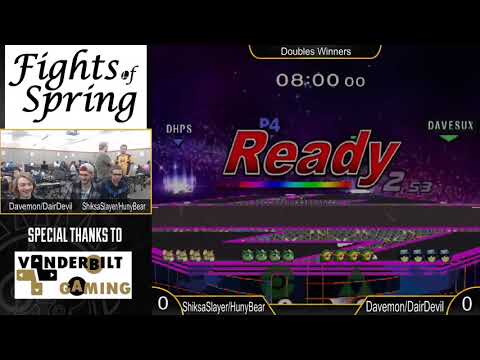 Fights of Spring - Doubles - DairDevil/Davemon vs ShiksaSlayer/HunyBear - Winners R2
