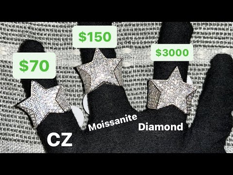 CZ vs MOISSANITE vs DIAMOND (ring comparison)