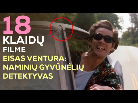 Kinofeilai: 18 klaidų filme EISAS VENTURA: NAMINIŲ GYVŪNĖLIŲ DETEKTYVAS