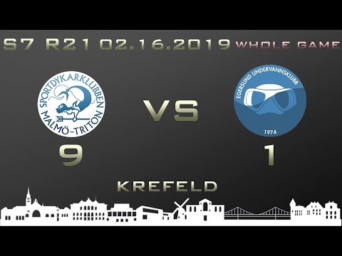 Euroleague 7th season WHOLE GAME SDK Malmo Triton - Egersund UVK 9-1 (3-0)