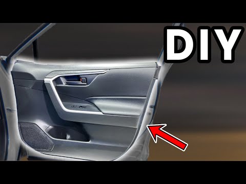 DIY 2019-2025 Toyota Rav4 Passenger Front Door Panel Removal | How to Remove Toyota Rav4 Door Panels