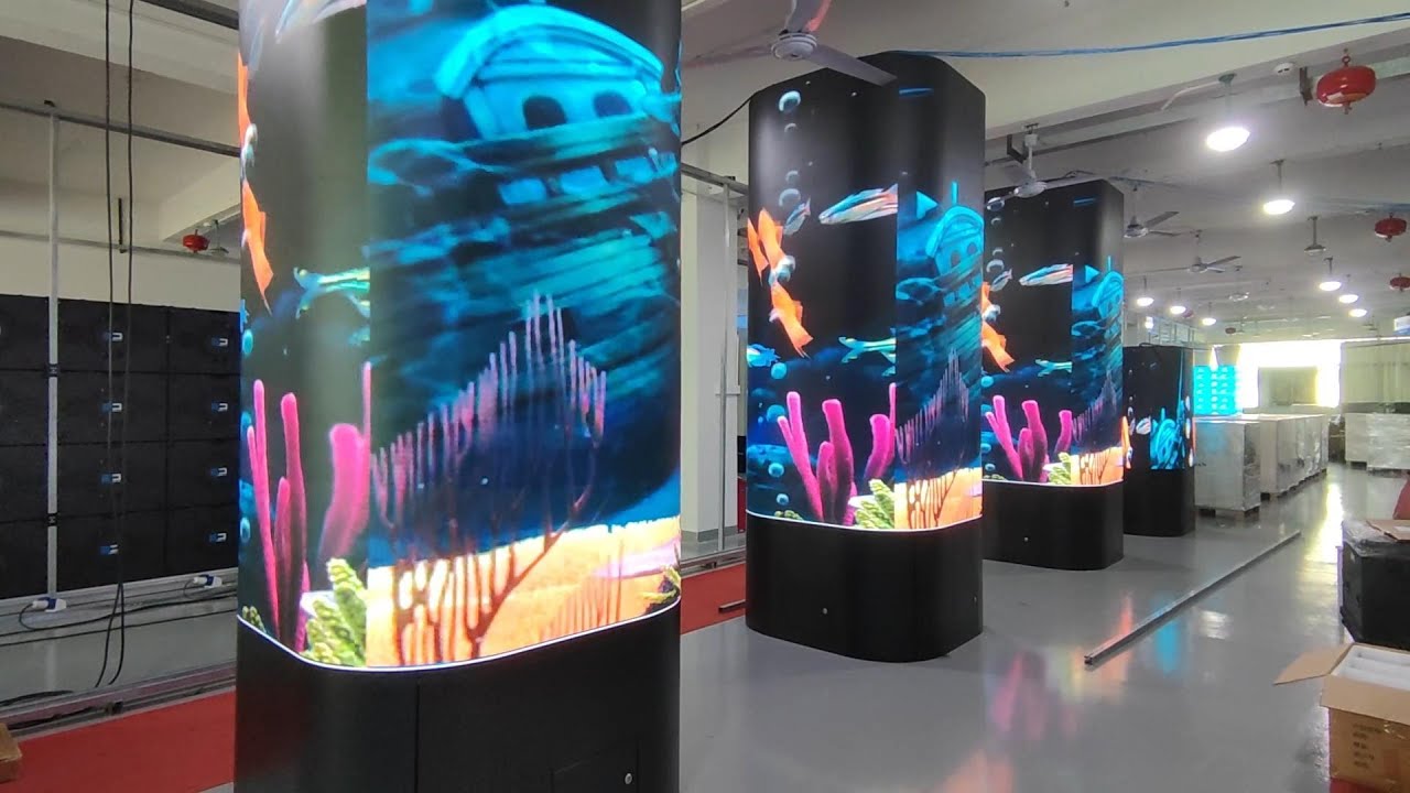Cylinder LED Display