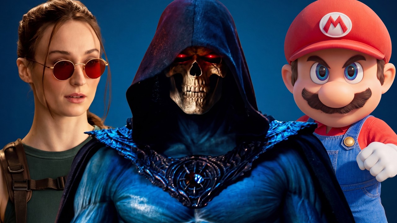 Nuevo Trailer He-Man ¡SE DETIENE TODO! para Tomb Raider, Mario Galaxy esuna LOCURA