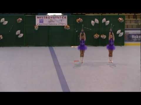 Pem Ančová a Anet Gazdová, Mažoretky Elité 2012