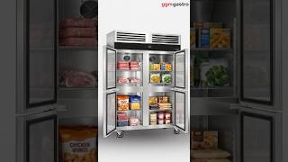 ECO фрижидер за складиштење од нерђајућег челика – GN 1/1 – 1.700 литара – са 4 полуврата