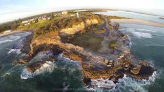 Drone Flying over Clarence Head Yamba