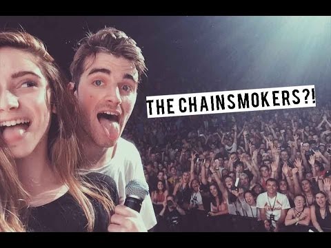 I GOT TO SING WITH THE CHAINSMOKERS *LIVE FOOTAGE*