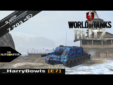 WZ-113G FT  :  7203 damage 5 kills  -WoT Blitz-