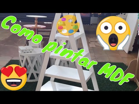 Pintando meus móveis em MDF!