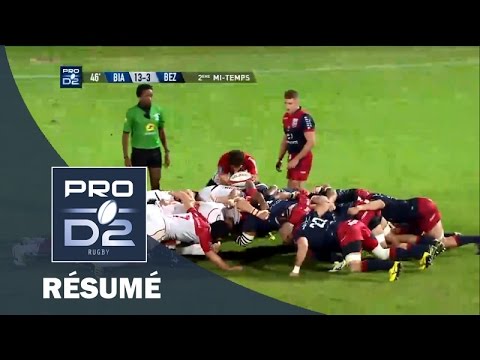 PRO D2 - Résumé Biarritz-Beziers: 21-15 - J7 - Saison 2015/2016