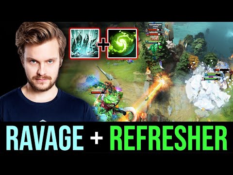 JerAx Patience is always Satisfying - TIDEHUNTER Ravage + Refresher Orb DOTA 2