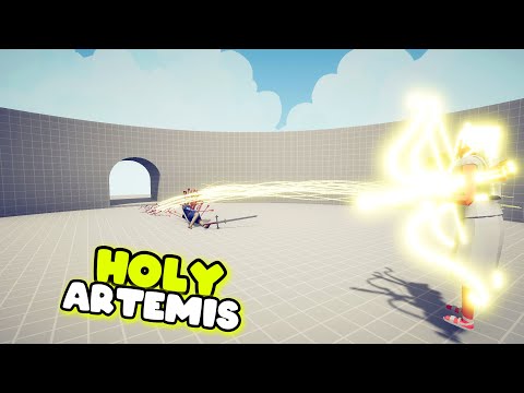HOLY ARTEMIS VS EVERY UNITS - Totally Accurate Battle Simulator TABS