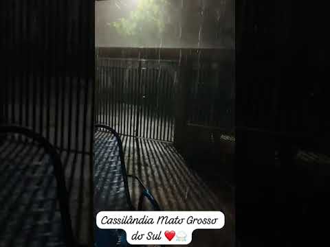 Muita chuva em Cassilandia Mato Grosso do Sul