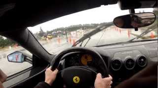 preview picture of video 'Ferrari F430 Scuderia Wet Autocross, Shelton, WA. ImagineLifestyles Helmet Cam STARTS AT 2:58'