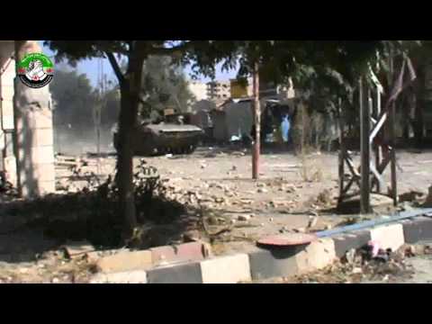 توجه مدرعات جيش القادسية لمعركة حي الحويقة في دير الزور