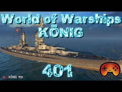 Die König Tier 5 - World of Warships #401 - World of Warships - Gameplay German