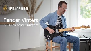 Video thumbnail for Fender Vintera '70s Telecaster Custom Demo - All Playing, No Talking by Musician's Friend