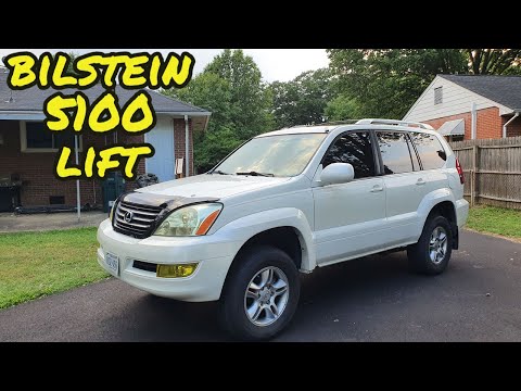 Lexus Gx470 / Prado 120 Bilstein 5100 budget lift kit install!
