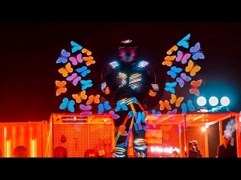 led pixel poi & led costume for branding logo  #led #pixelpoi #circus #show