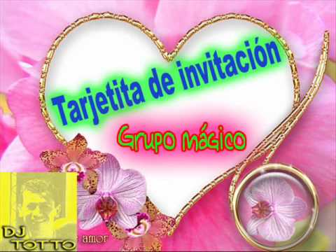 Tarjetita de invitación - Grupo mágico del Perú