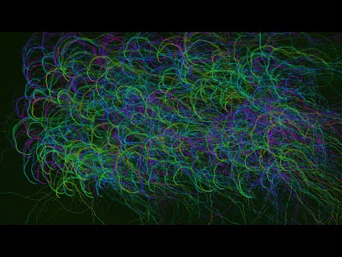 Steve's Generative Art. Curves 9 – Field of Collatz Plants