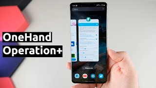 OneHand Operation+ - Приложение Samsung для новых жестов навигации One Ui