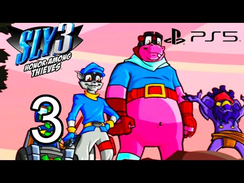 SLY 3 HONOR AMONG THIEVES PS5 Gameplay Walkthrough Part 3 FULL GAME - No Commentary