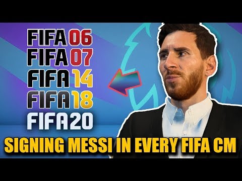 SIGNING MESSI IN EVERY FIFA (from FIFA 06 to 20) - Career Mode