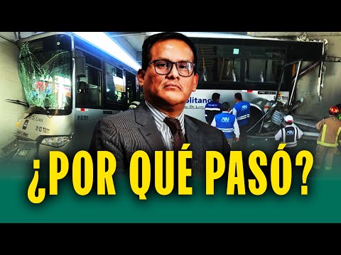 ATU se pronuncia sobre choque de Metropolitano que dejó 35 heridos: "Se realizará investigación"