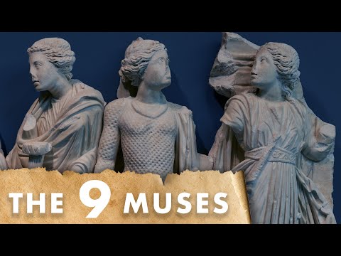 The Nine Muses. Ancient Greek Mythology: Greek gods of poetry, the arts and memory.