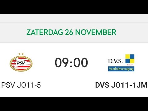 2022 DVS JO11-1 v PSV JO11-5 4-4 all goals
