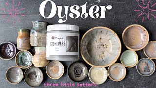 Mayco Oyster Glaze Review and Glaze Combos