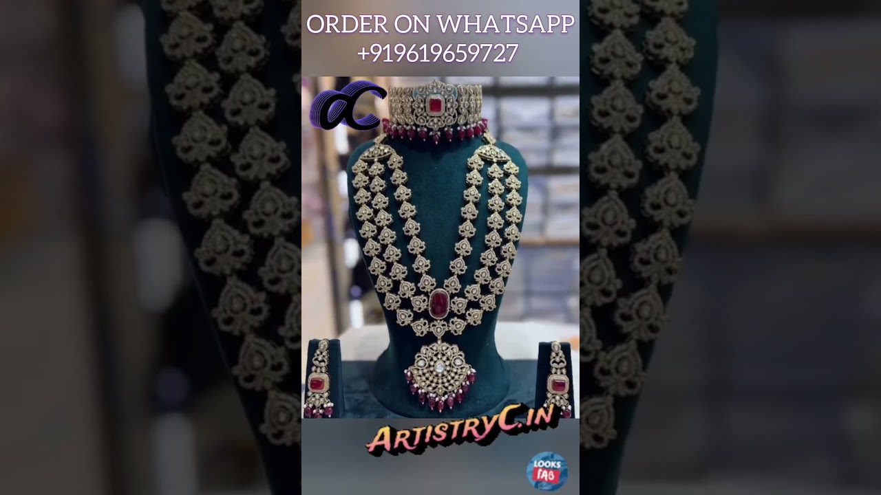 Deepika Padukone Inspired: Viral Rani Haar Bridal Jewellery Set - ArtistryC
