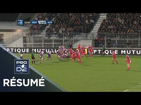 PRO D2 - Résumé Bourg-en-Bresse-Aurillac: 31-6 - J26 - Saison 2018/2019