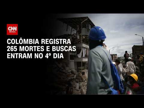 Passa de 260 o número de mortos na Colômbia após terremoto | CNN NOVO DIA