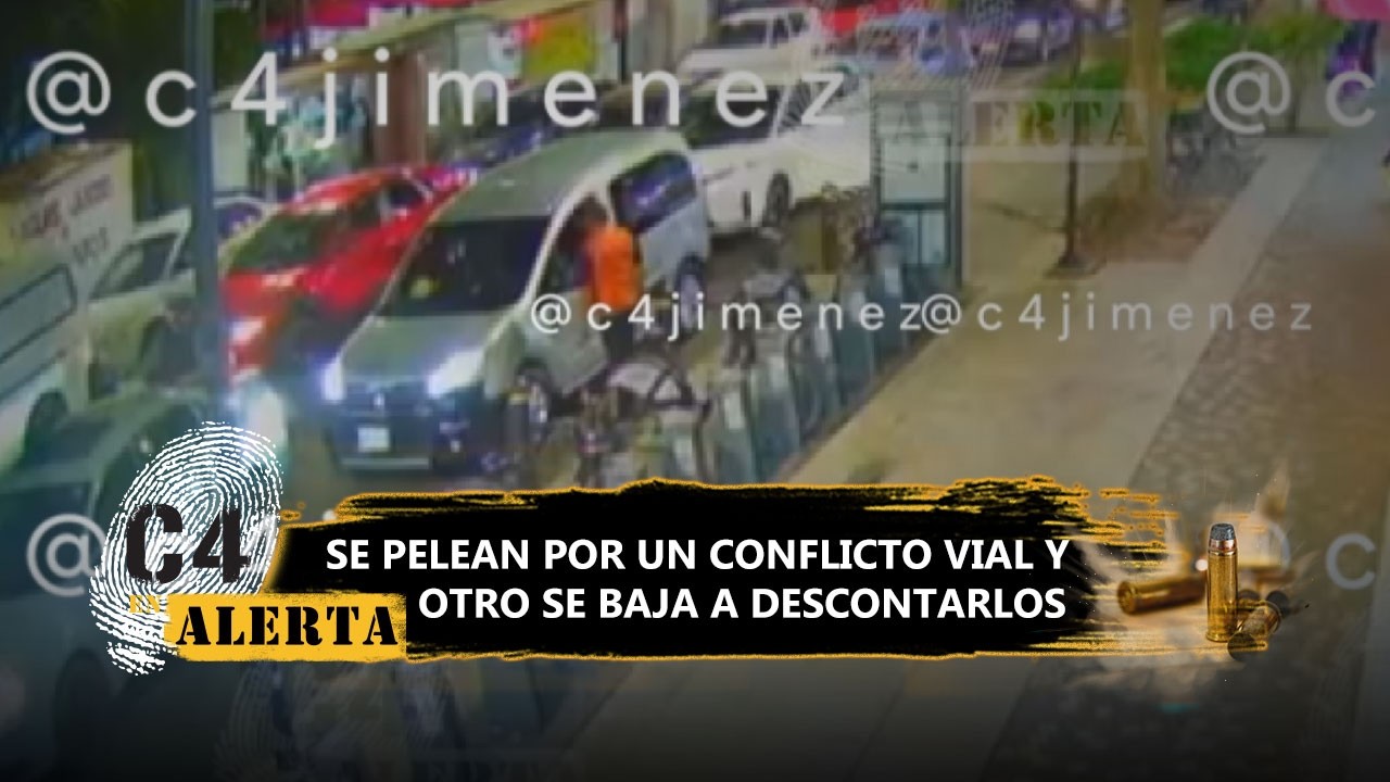 ¡Otro conflicto vial! Conductor se pelea con otro sujeto en la Cuauhtémoc