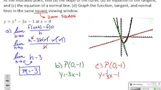 AP Calc BC: Section 2.4 rates of change and tangent lines 