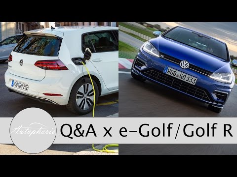 Neuer e-Golf / Golf R: Eure Fragen - Fabian antwortet (Reichweite, Sound, Unterschiede) - Autophorie