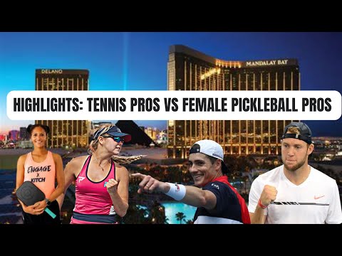 Key Moments: (Pros John Isner/Jack Sock) vs Pro Pickleball (# 1 Anna Leigh Waters/ Jessie Irvine)