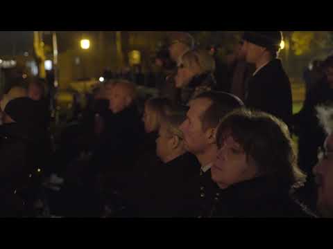 Az első világháború magyar hőseinek emlékére állított emlékmű avató ünnepsége