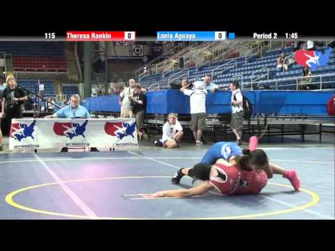 Fargo 2012 115 Round 2: Theresa Rankin (Michigan) vs. Lania Aguayo (California)