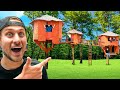 OVERNIGHT CHALLENGE IN 8 MICRO TREEHOUSES
