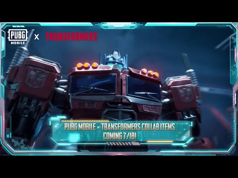 PUBG MOBILE X TRANSFORMERS Collaboration Items Coming Soon In 07/18!