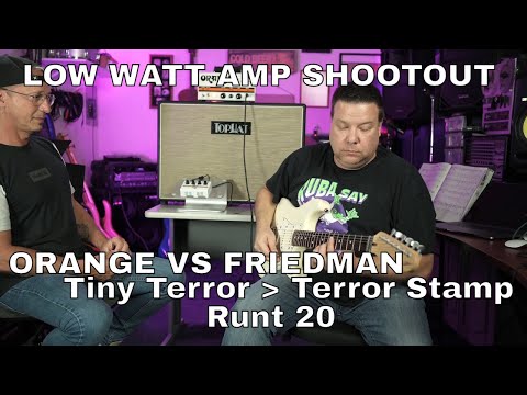 Amp Shootout - Orange Tiny Terror vs. Orange Terror Stamp vs. Friedman Runt 20