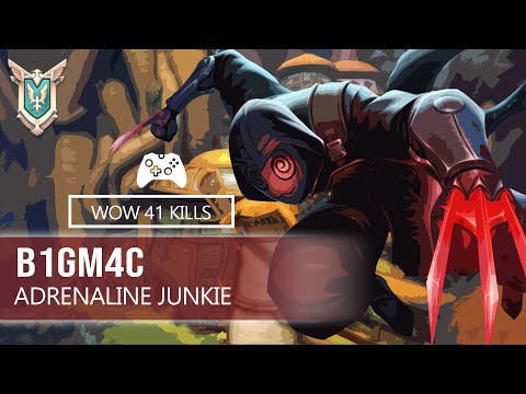 WOW 41 Kills B1GM4C Koga | Master | ADRENALINE JUNKIE | Paladins Competitive